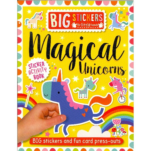 

BUKU STICKER BIG STICKERS FOR LITTLE HANDS MAGICAL UNICORNS STICKER ACTIVITY BOOK