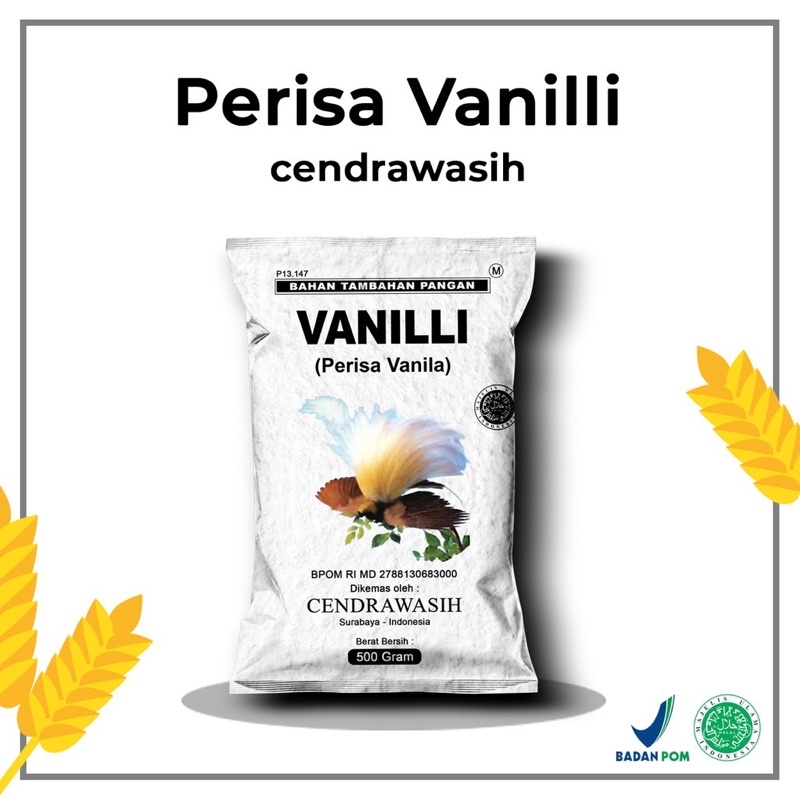 

CENDRAWASIH VANILI BUBUK 500G (Perisa Vanilla/Vanilli Powder)