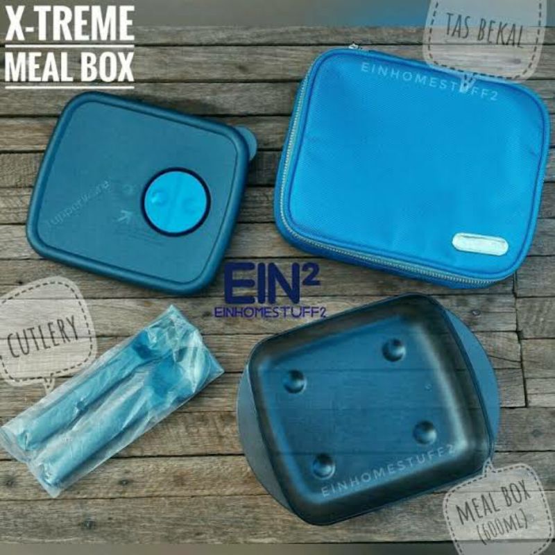 PROMO  TEMPAT BEKAL X TREME MEAL BOX - LUNCH BOX SIMPEL ORIGINAL TUPPERWARE MURAH