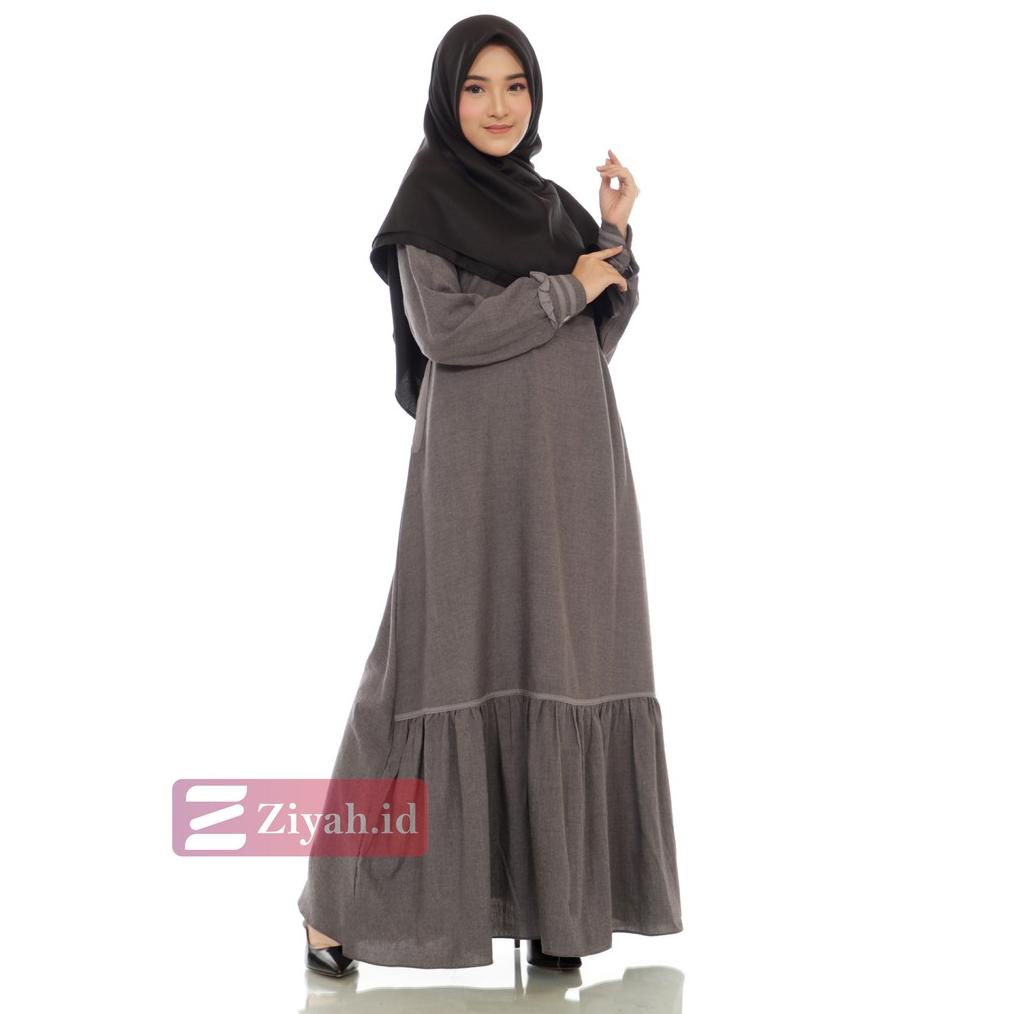Ziyah.Id L Gamis Asiyah Daily L Muslimah