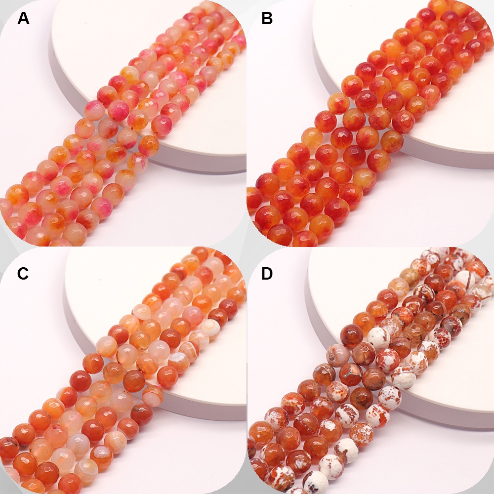 Manik manik gelang 10mm / batu agate / batu agate manik manik 10 mm / Manik Manik Batu Bahan Gelang