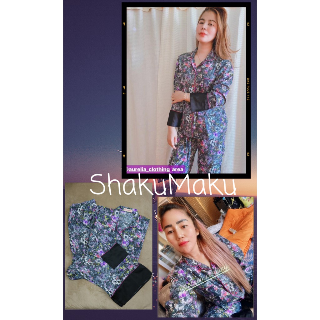 ZoAL Pajamas x Nikita Mirzani Floral Purple