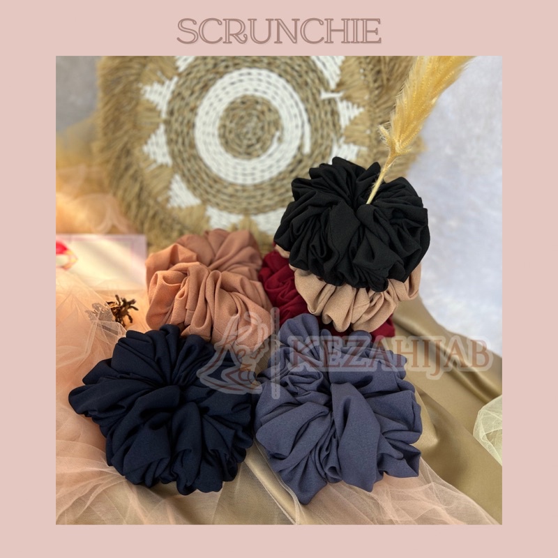 Scrunchie Jumbo Premium--Cepol Rambut/ Ikat rambut Karet