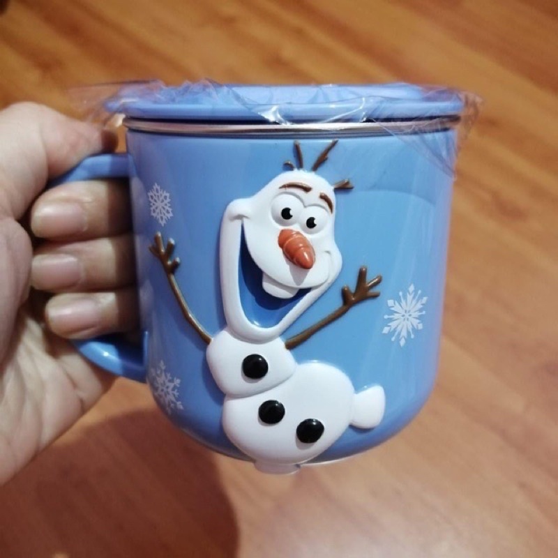 Gelas Mug Anak Disney 3D Princess Ada Tutup Stainless Steel