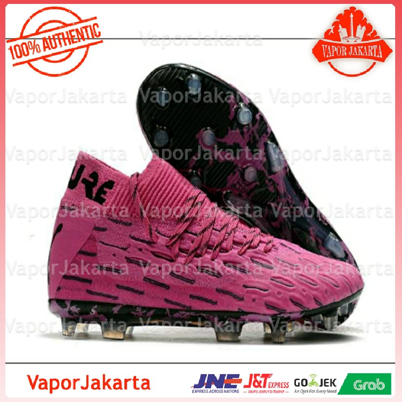 Sepatu Bola Puma Future 5.1 Netfit FG Pink Black