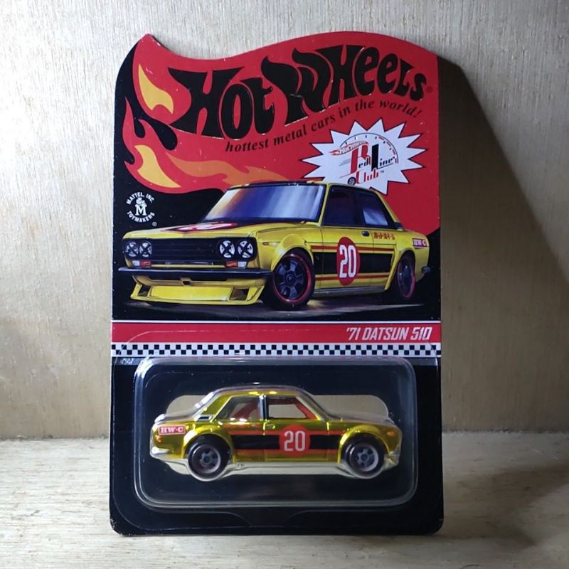 hotwheels datsun 510 rlc gold