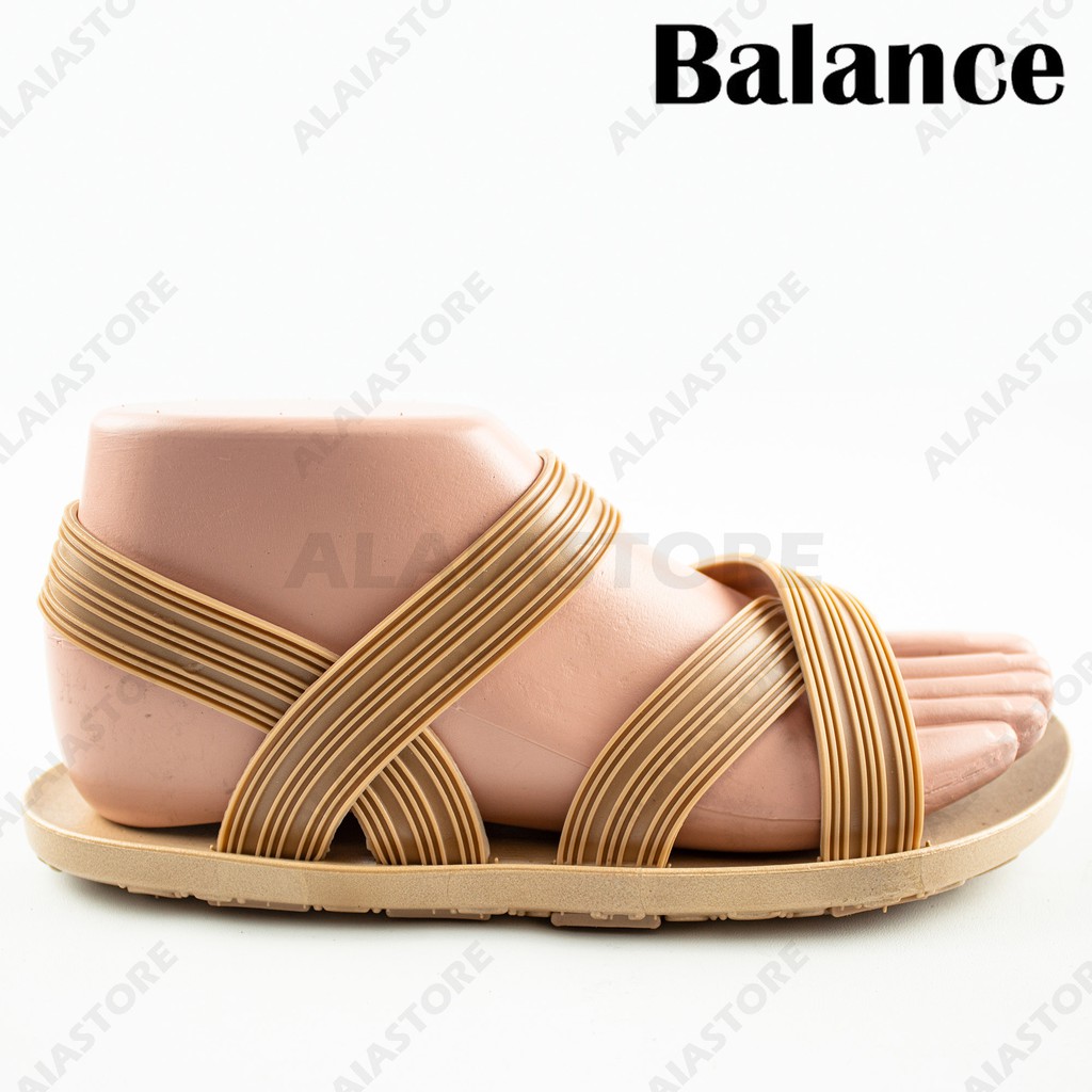 Sandal Pantai Gladiator Pantai Wanita Balance / Sandal cewek let balance tebal 2cm / sandal pantai