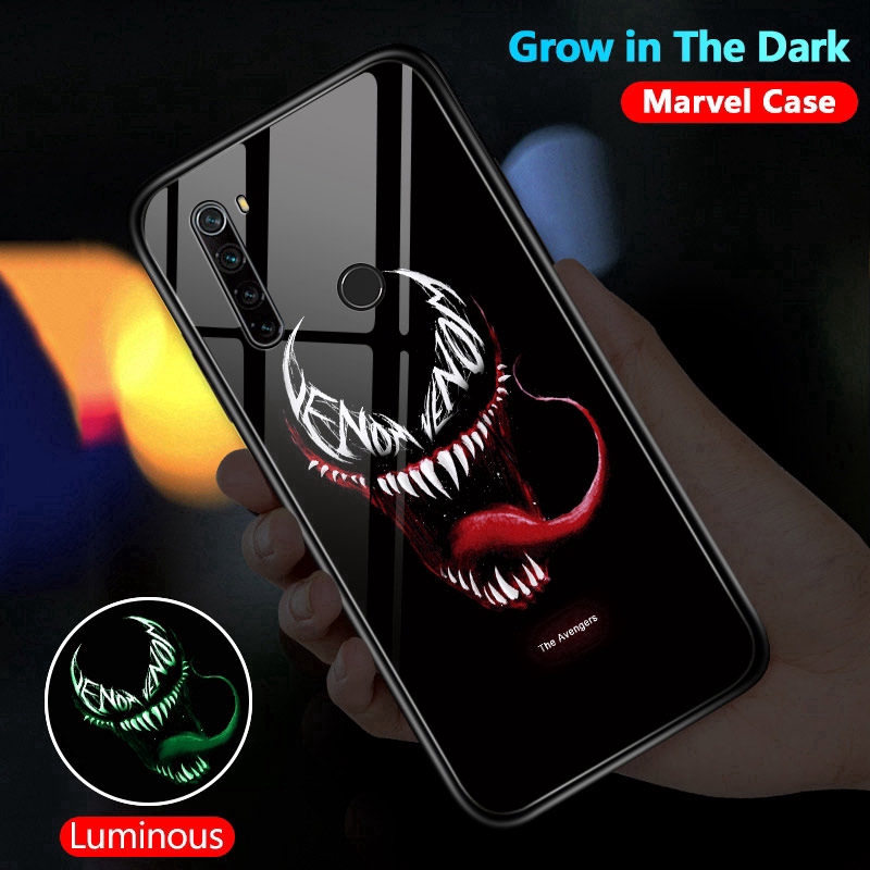 Marvel Venom Luminous Case For Xiaomi Redmi Note 9T 9S 6 7