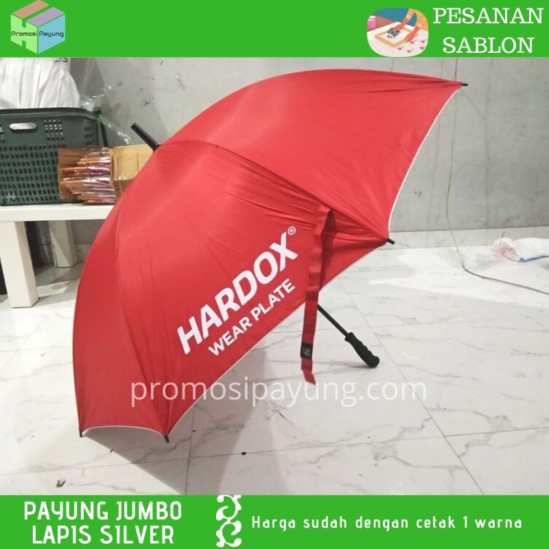 [ payung custom grosir ] payung ukuran besar jumbo golf premium anti UV sudah sablon 1 warna