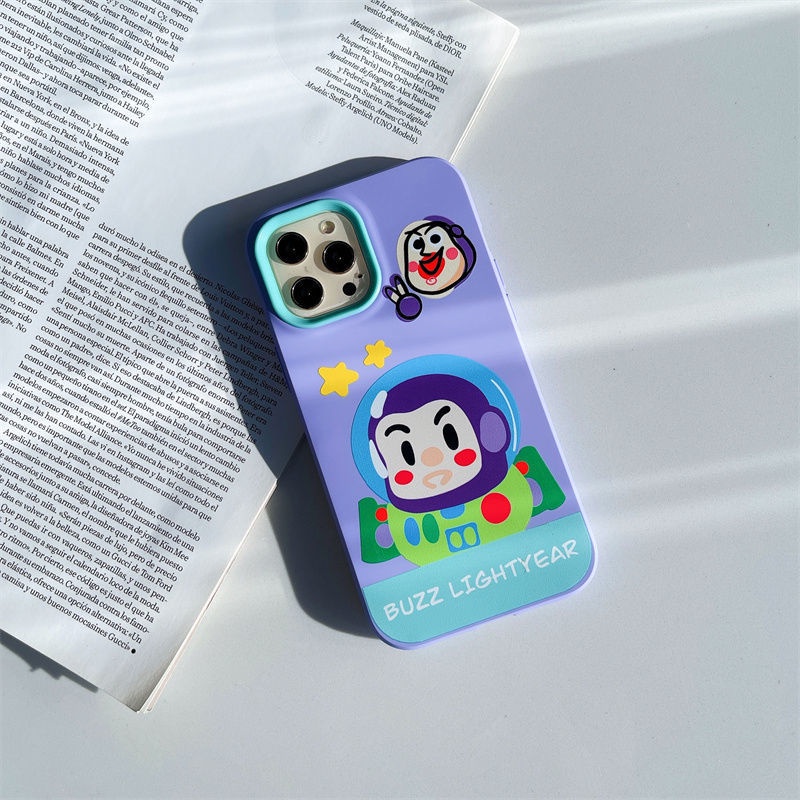 Case Pelindung Motif Print Kartun Toy Story Untuk IPhone 12 13 11 Pro Max X Xs Max Xr 7 8 Plus Pplj