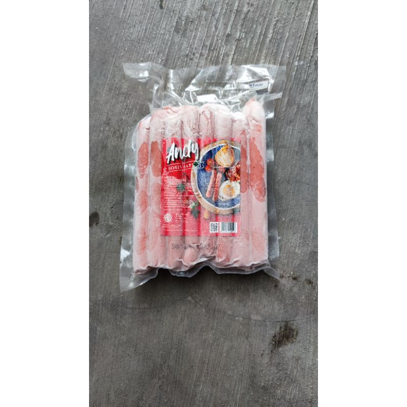 

Sosis Sapi Andy 500gram isi 15 pcs