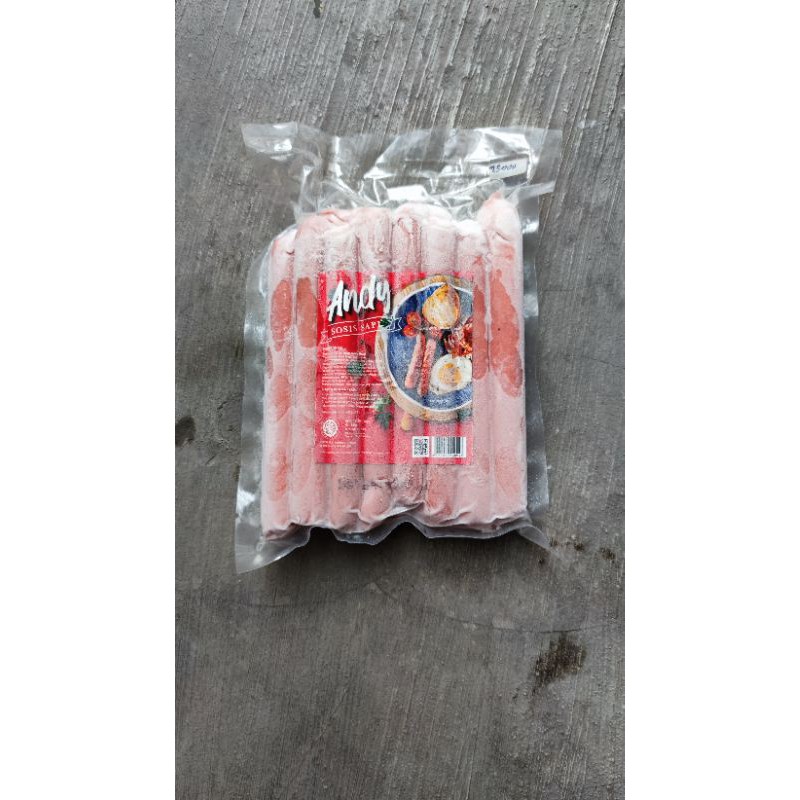 

Sosis Sapi Andy 500gram isi 15 pcs