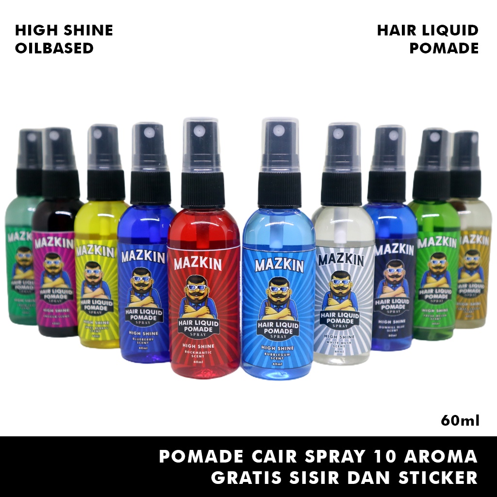 POMADE CAIR SPRAY | HAIR LIQUID POMADE | MAZKIN POMADE 60ml