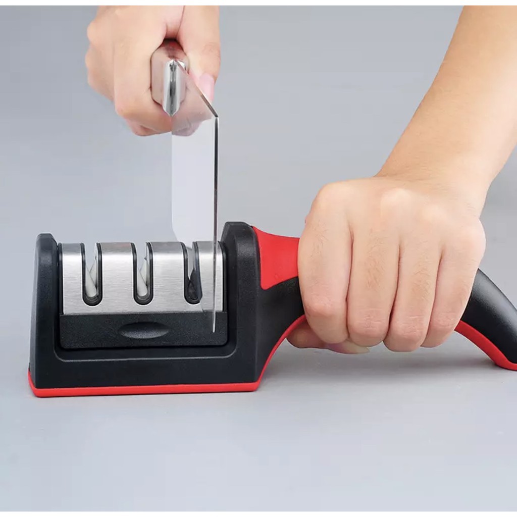 Alat Pengasah Pisau Swifty Knife Sharpener Asahan Manual 3 Kepala