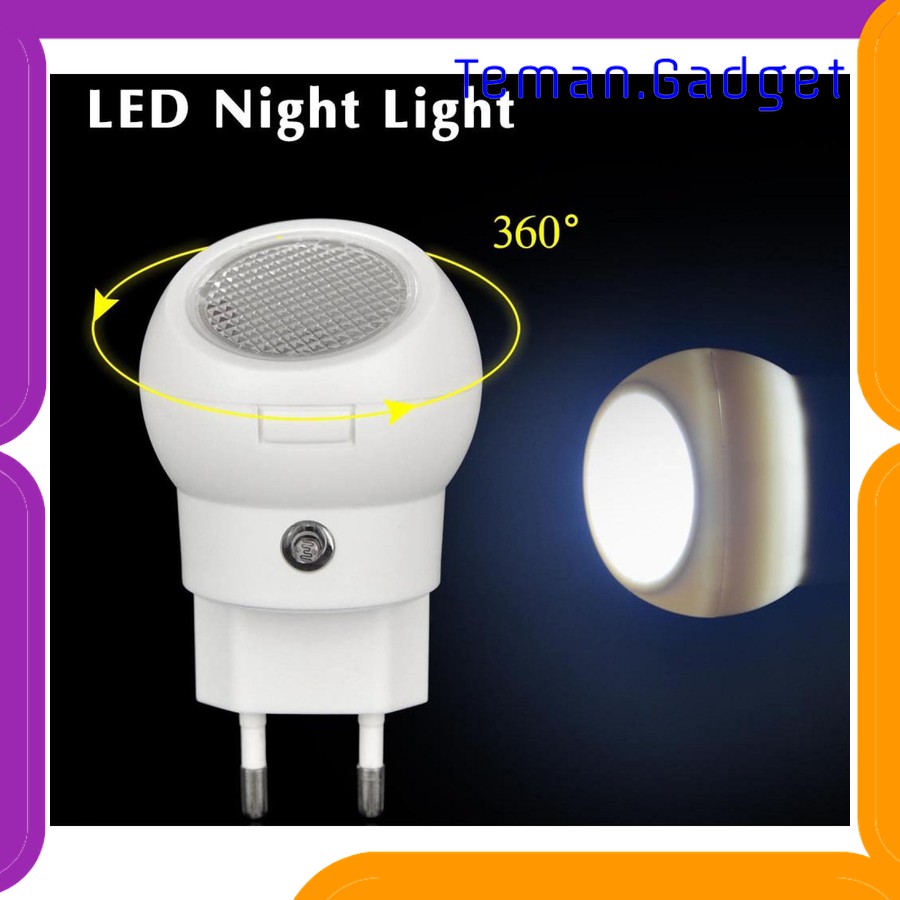 TG-DG216 TaffLED Lampu Tidur LED Sensor Cahaya Rotasi 360 Derajat - LXX3148