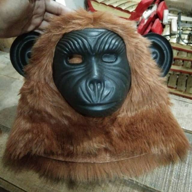 Topeng Monyet Mainan Anak Anak Topeng Motif Binatang Monyet Murah Shopee Indonesia