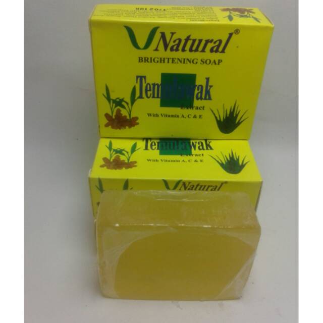 SABUN TEMULAWAK V NATURAL BRIGHTENING BPOM