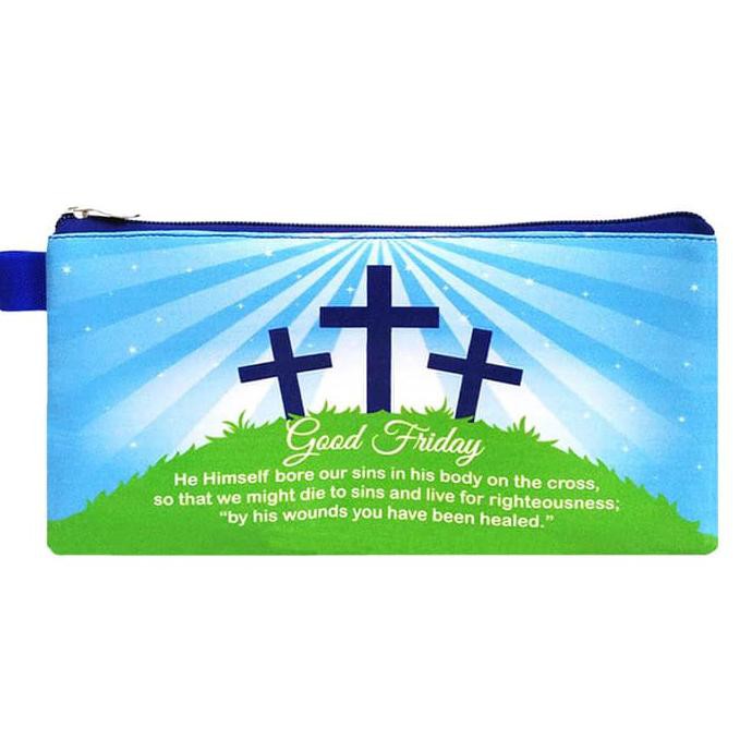 promo Easter Case Dompet Pouch Tiga Salib Benhur Souvenir Suvenir Paskah