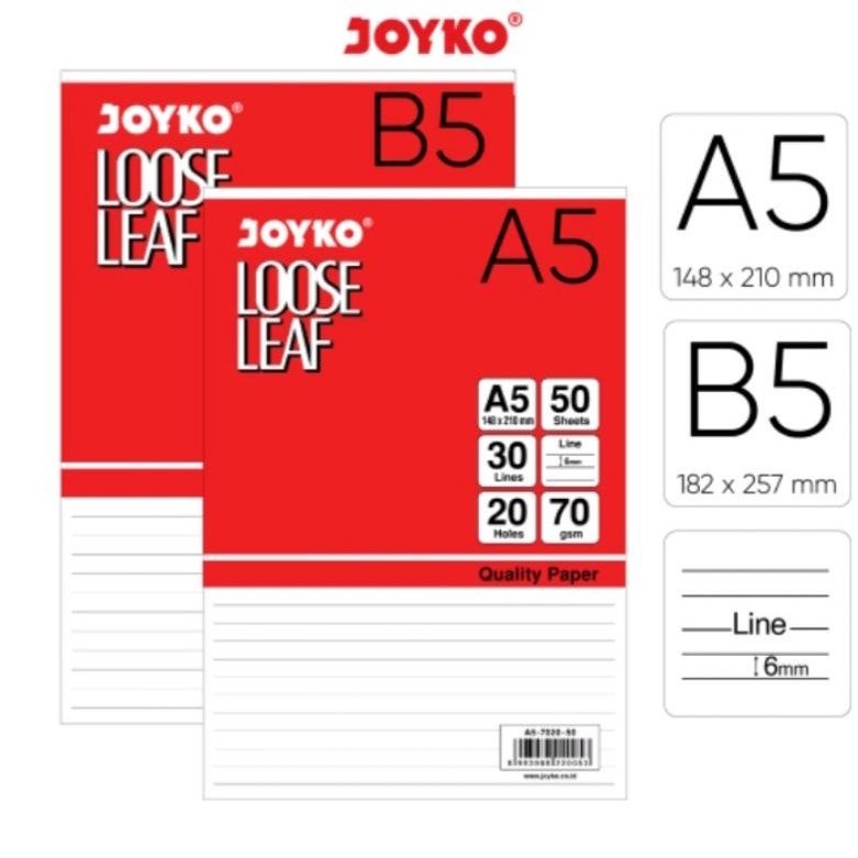 

Loose Leaf Isi Kertas File Binder Joyko