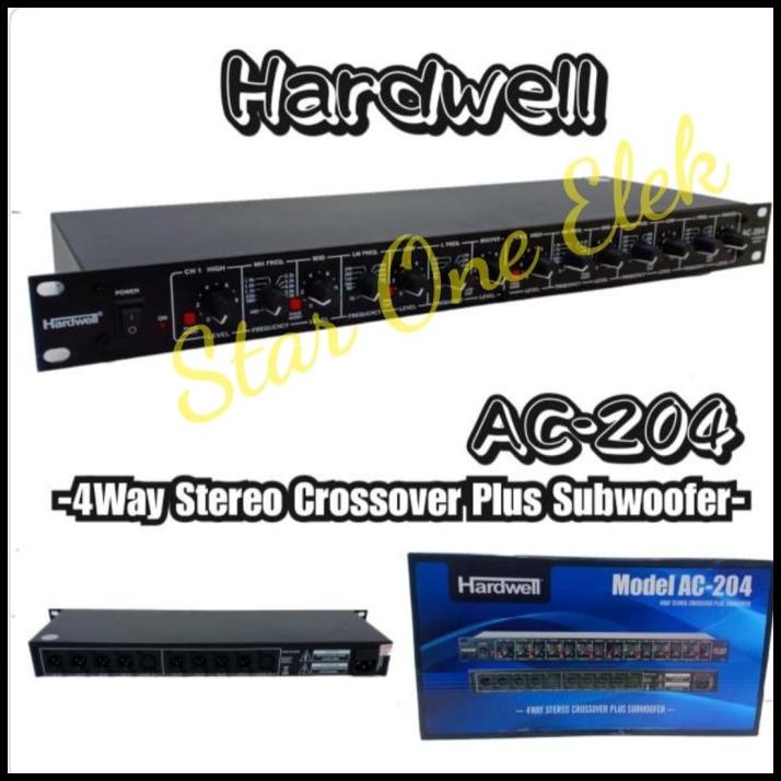 Crossover Hardwell Ac-204/204(4 Way + Sub)Originall