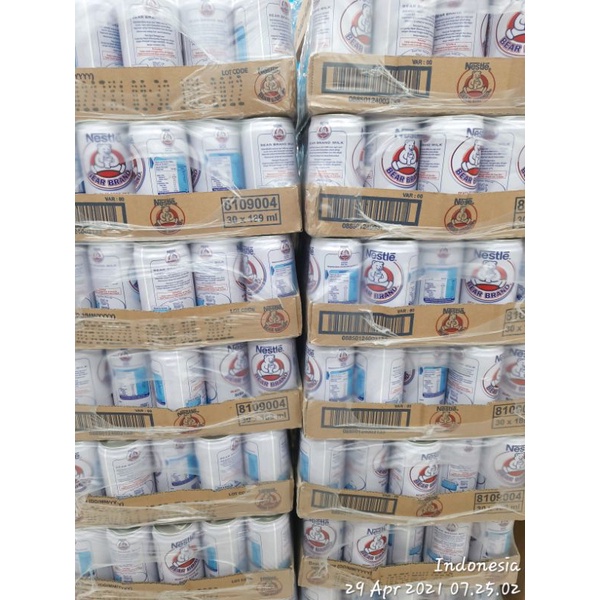 Bear brand susu beruang 189ml 1krat/30pcs