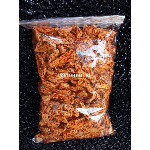 

basreng setik extra pedas keriuk gurih aroma daun jeruk isi 1000 grm