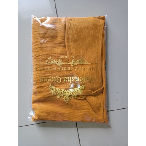 KHIMAR TALI CLARA XL ORIGINAL VALENSHA QUEEN-Kunyit