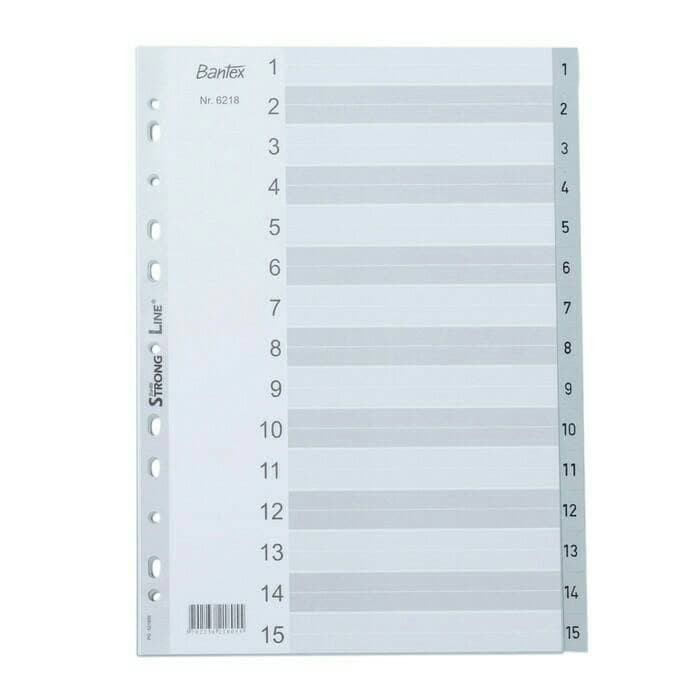 

BANTEX INDEX 6218 A4 1-15