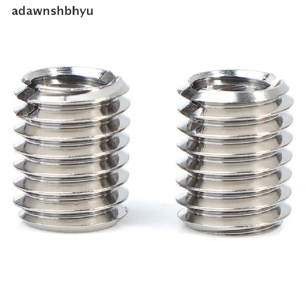 Adawnshbhyu 10PCS Adapter Drat Stainless Steel Perubah M8 8mm Male To M6 6mm Female