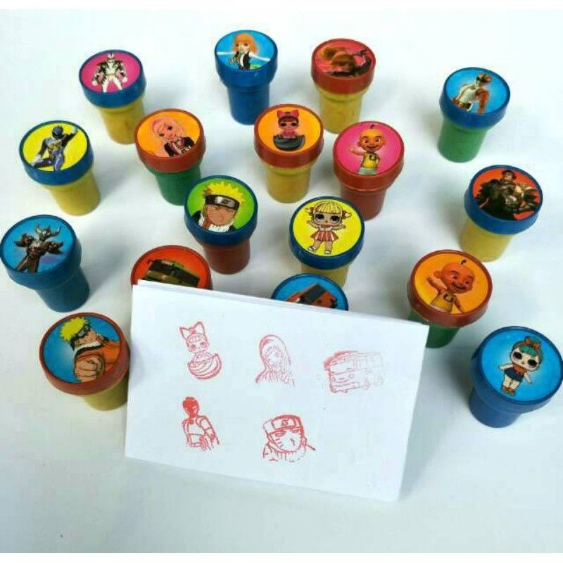 stempel mainan isi 20 pcs