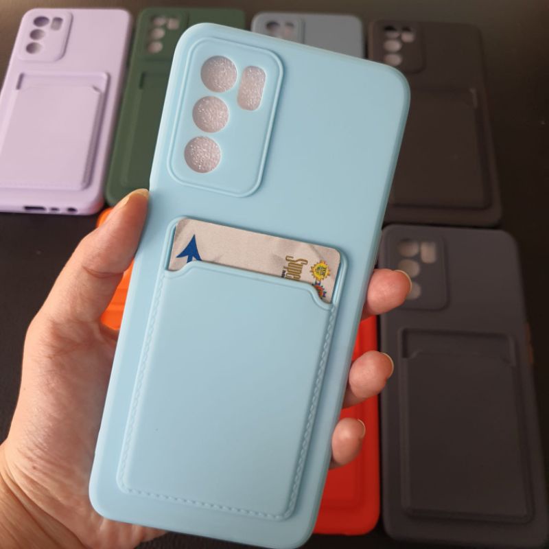 Saiia Store Kesing OPPO A16 Softcase OPPO A16 Silikon OPPO A16 Temperglass OPPO A16 Case Kartu A16