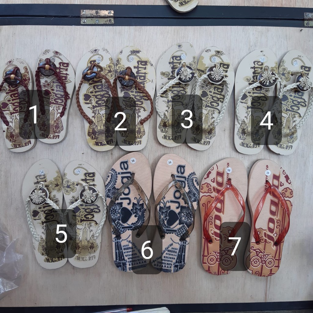 Sandal Jogja / Sandal Wisata / Sandal Oleh-Oleh Jogja (BATIK)