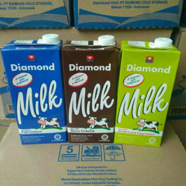

Susu Diamond UHT Milk 1Liter x 12btl KARTON