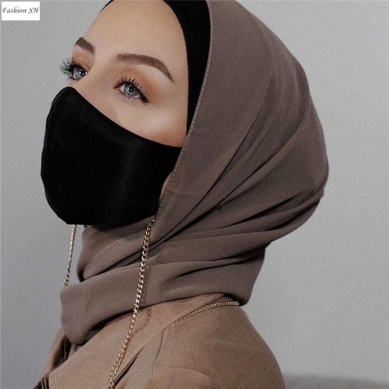 Fashionable Muslim Metal Mask Chain