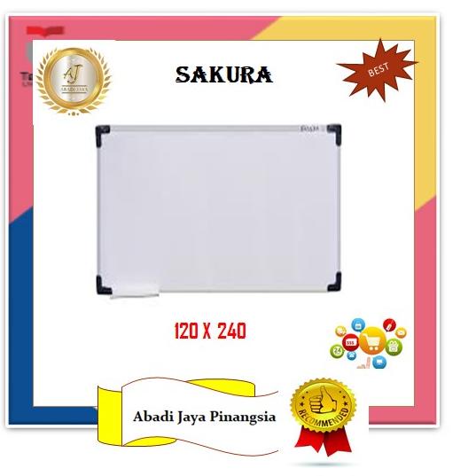 

SAKURA 120 x 240 CM WHITEBOARD GANTUNG