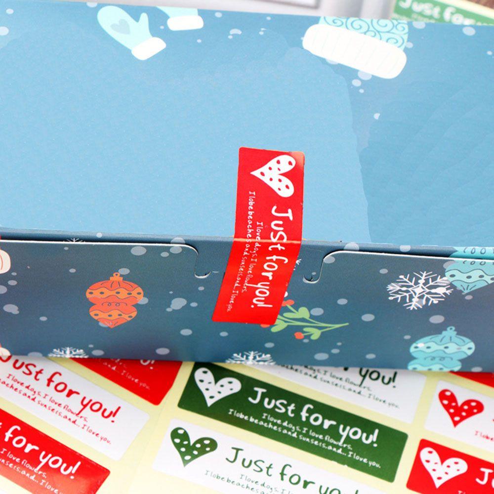 Suyo1per10lembar Just For You Sticker Dekorasi Kemasan Pernikahan Label Penyegel Empat Warna