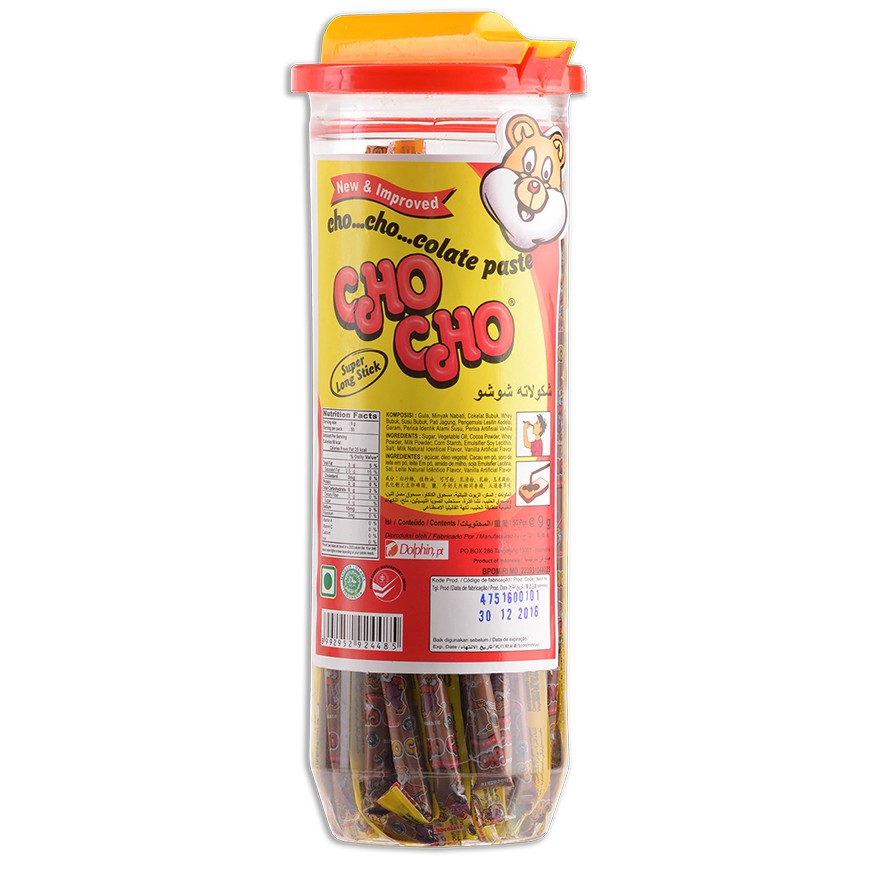 Cho Cho Chocolate Paste Long Stick
