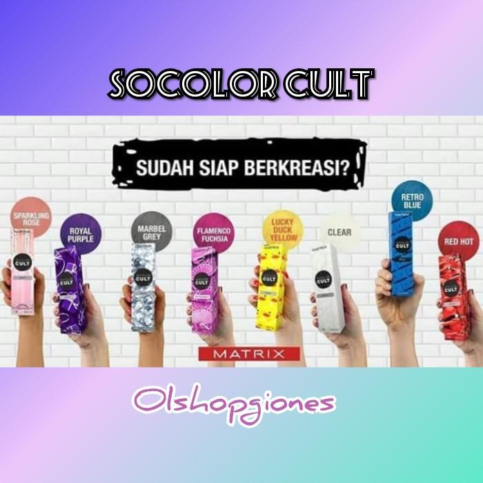 Matrix Socolor Cult Royal Purple Cat Rambut Ungu + Oxydant 135Ml