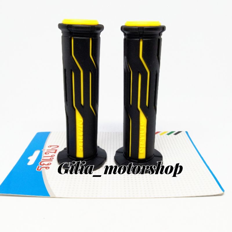 Handgrip Grip Thai garis laser kombinasi handfat karet 2warna grip Lembut Universal Beat Scoopy