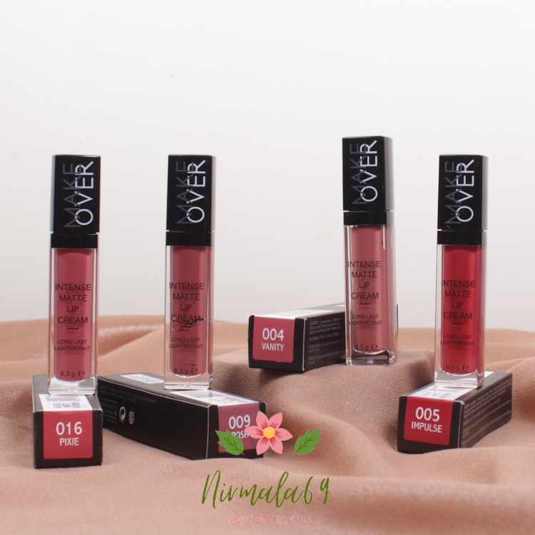 Make Over Intense Matte Lip Cream Long Last Lihgtweight/make over lipstik matte tahan lama/lipcream 