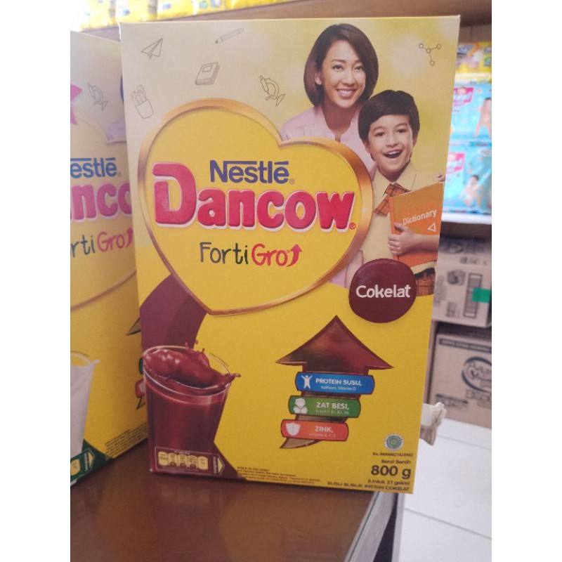 Dancow Fortigro coklat Susu bubuk anak 800gr