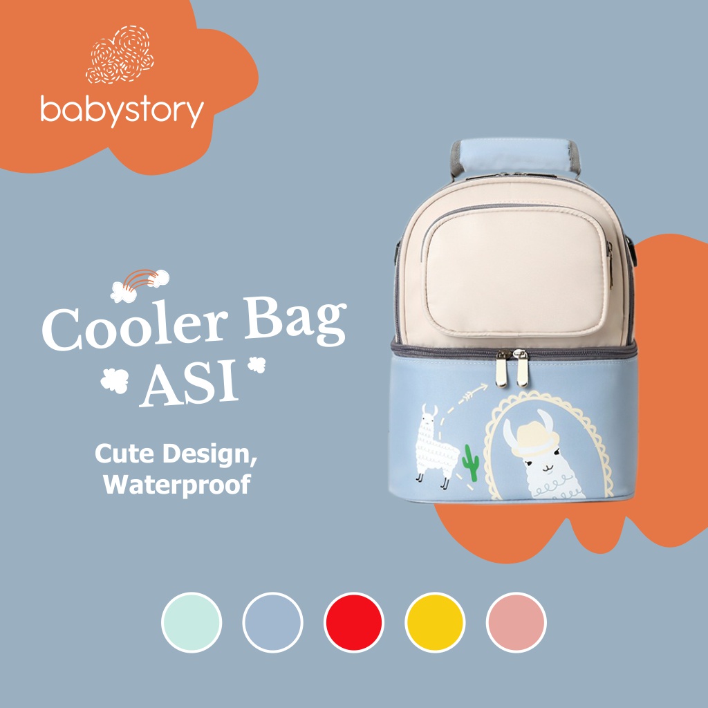 Tas asi cooler bag asi tas penyimpanan asi diaper bag sling cooler bag