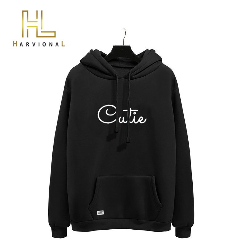 SWEATER HOODIE JEMPER CUTIE UNISEX matt COTTON fleece Premium