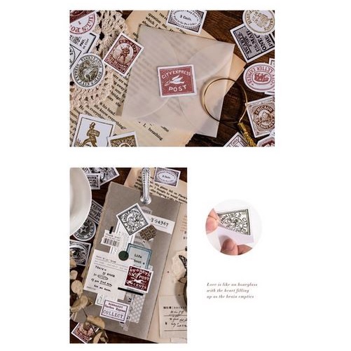 Label Sticker - Medieval Stamp (45pcs)