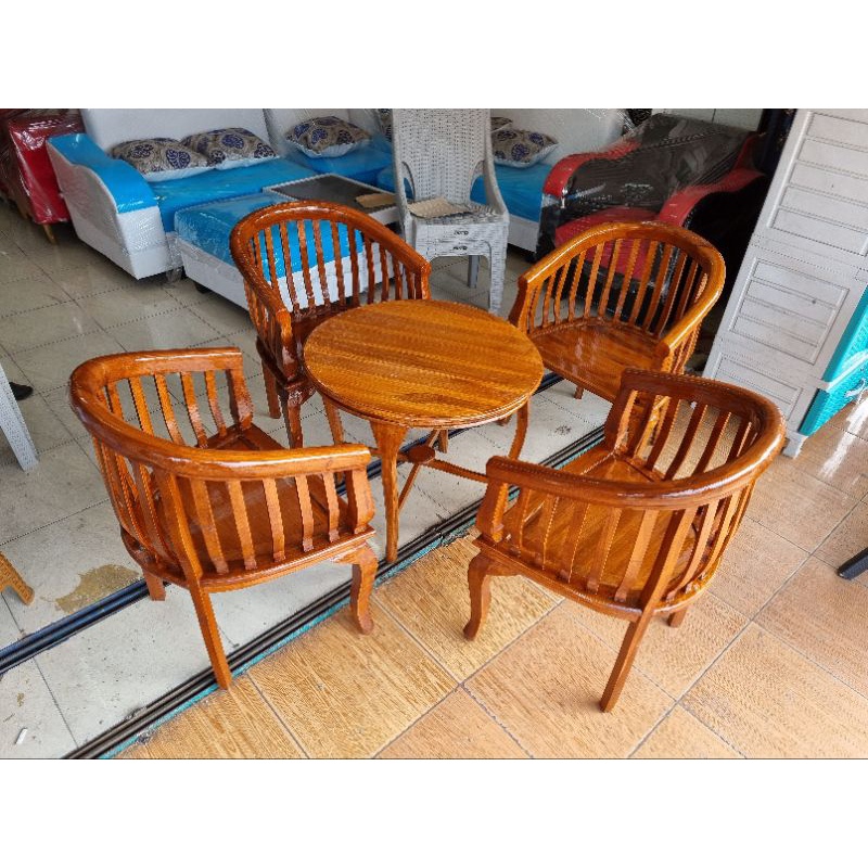 Kursi Betawi 4 Kursi 1 Meja