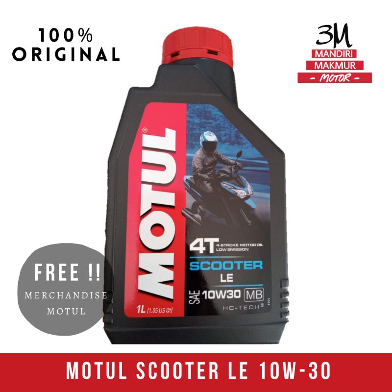 OLI MOTOR MOTUL SCOOTER LE 10W-30 4T / OLI MESIN MOTUL MATIC / OLI MOTUL MOTOR MATIC