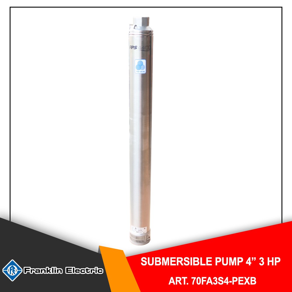 SUBMERSIBLE PUMP TRISEAL FRANKLIN 4 INCH 2.2 KW 3 HP 5000 LPH