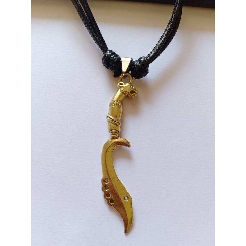KALUNG tali pria liontin KUJANG SILIWANGI
