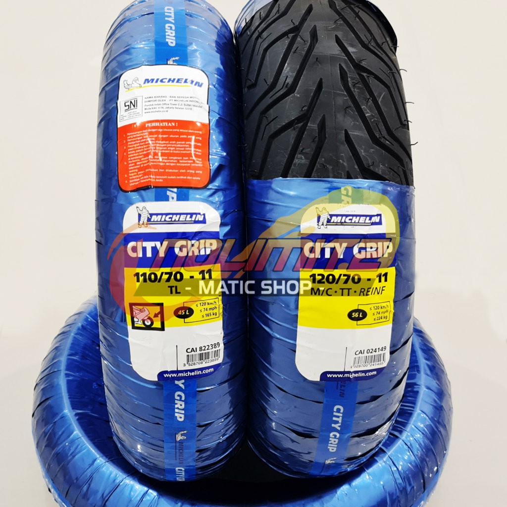 Ban Michelin City Grip 110/70 - 11 &amp; 120/70 - 11 Vespa Primavera LX S