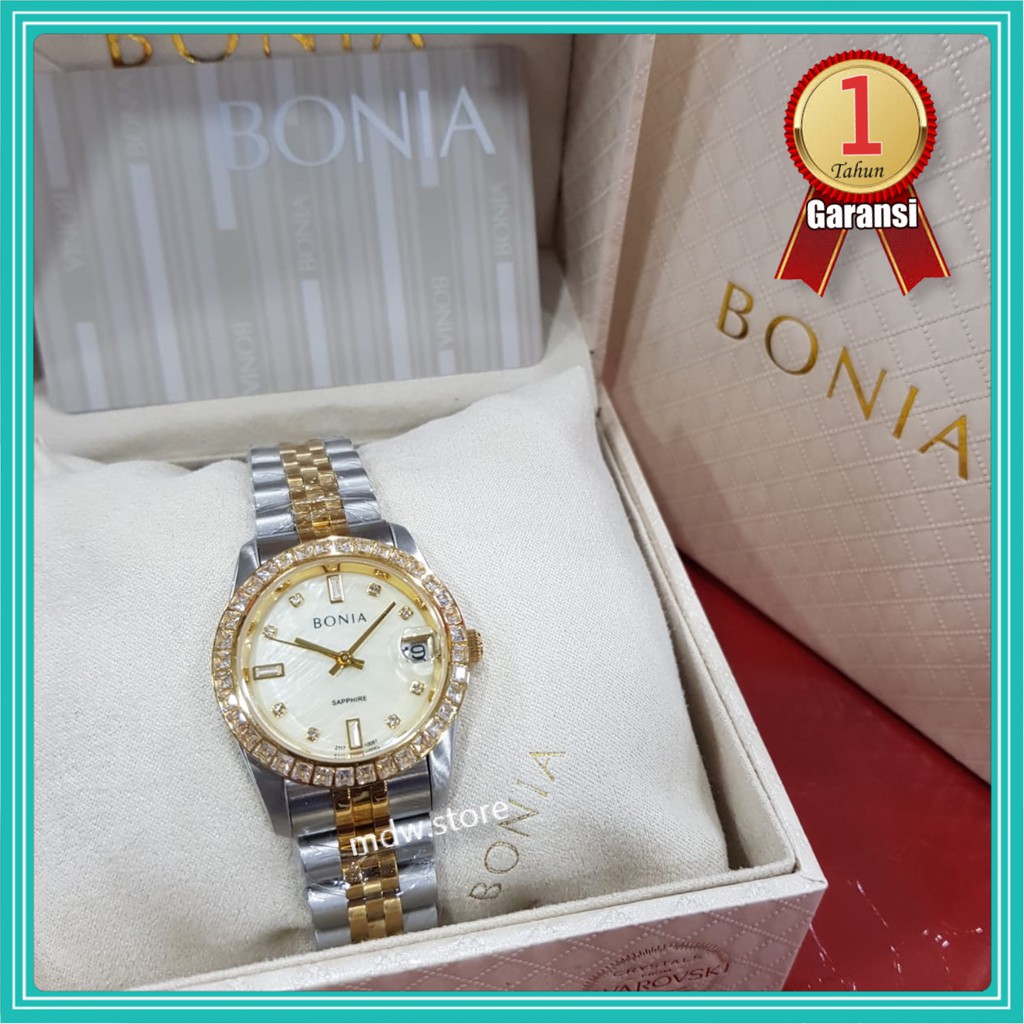 Jam Tangan Wanita Bonia Shopee Jan White